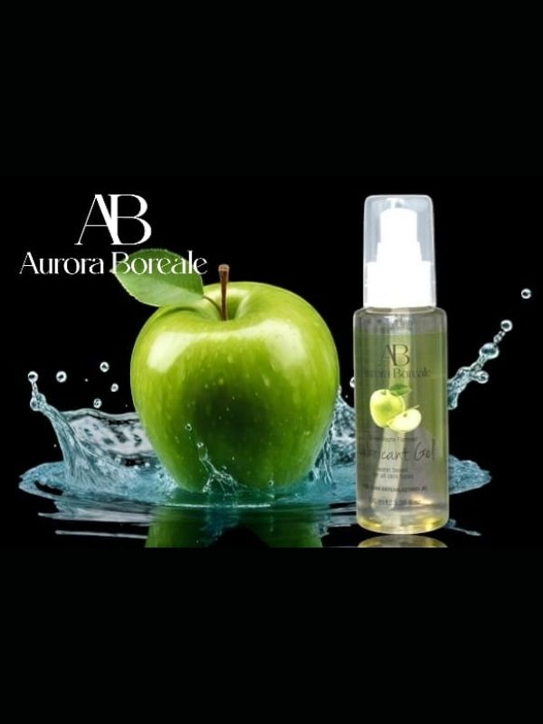 Aurora Boreale Yeşil Elma Aromalı Kayganlaştırıcı Jel 100 ML