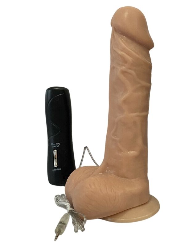 CENSAN 360 Derece Dönen 19,5cm Titreşimli Realistik Dildo