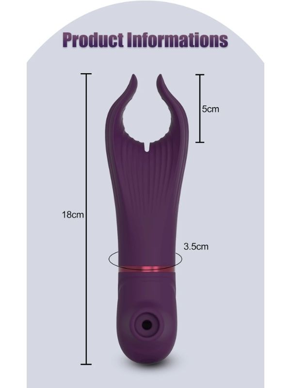 3'u 1 Arada Güçlü Meme, Vajina, Klitoris Stimülatörü, Çiftler için Vibratör
