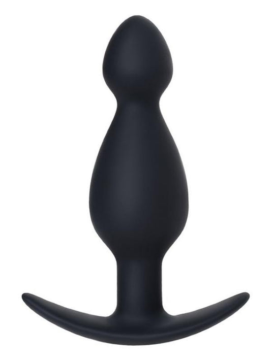 CENSAN Anal Plug boyut M silikon siyah 11,5 cm