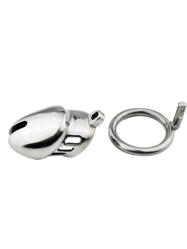 Censan BDSM Paslanmaz Çelik Penis Kafesi ModelNo5