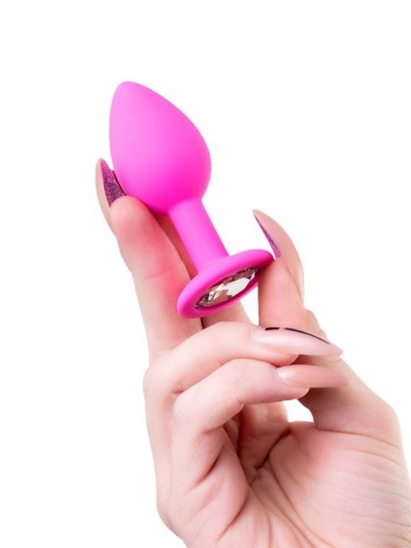Brilliant Anal Plug Pembe 8 cm 50 g