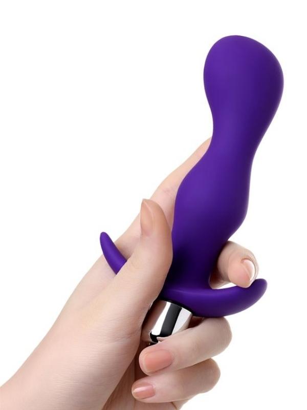 CENSAN Kamet Anal Vibro Plug Beden L mor 14 cm