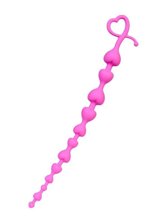 Censan Long Sweety anal Zinciri silikon pembe 34 cm 2,7 cm