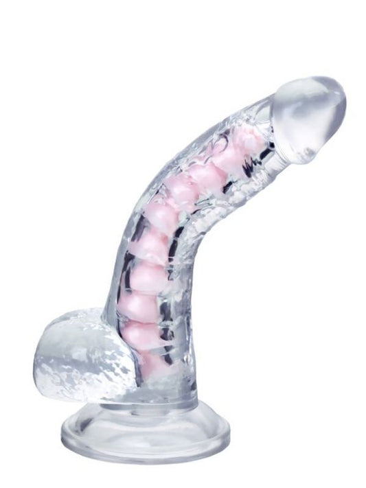 CENSAN Paret Kıkırdaklı Jel Dildo 18 cm