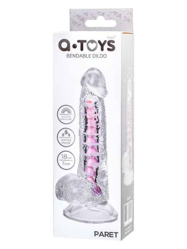 CENSAN Paret Kıkırdaklı Jel Dildo 18 cm