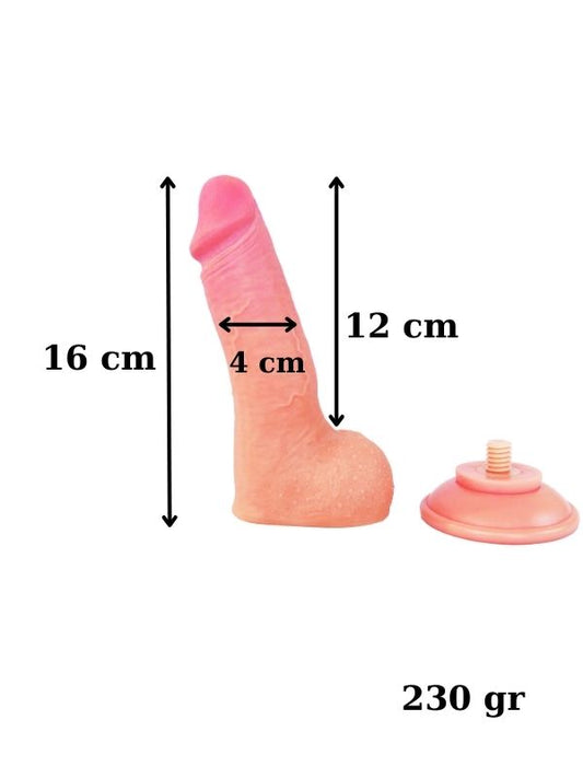Ultra Gerçekçi 16 Cm Kıkırdaklı Dildo