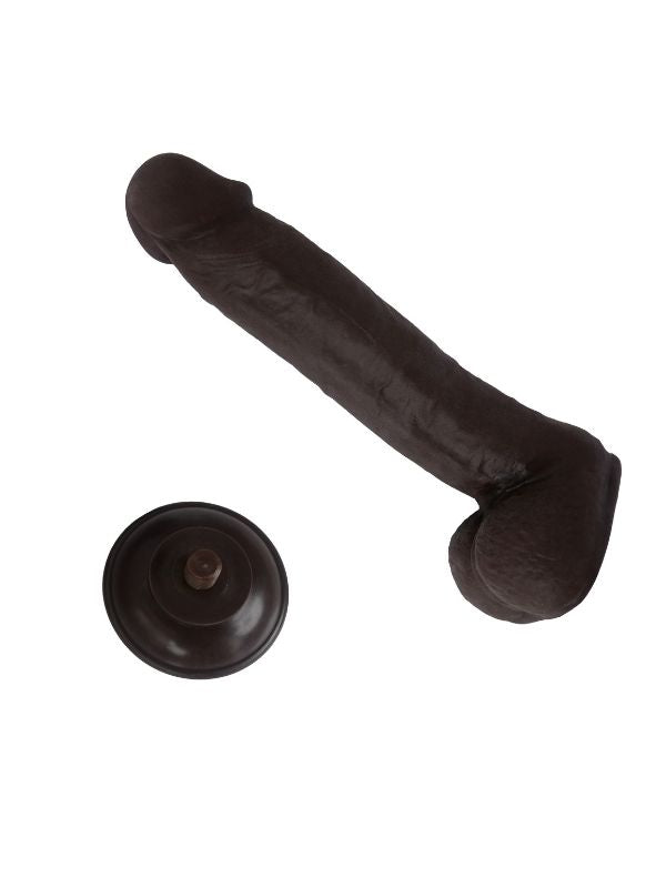 Ultra Gerçekçi 24 Cm Model2 Brown Melez Kıkırdaklı Dildo