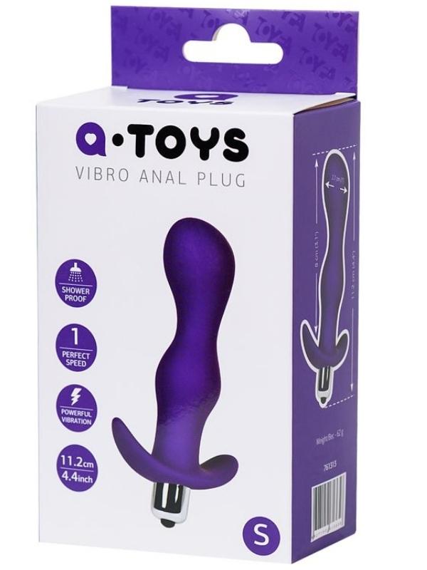 Vibro Anal Plug Mor 11,2 cm