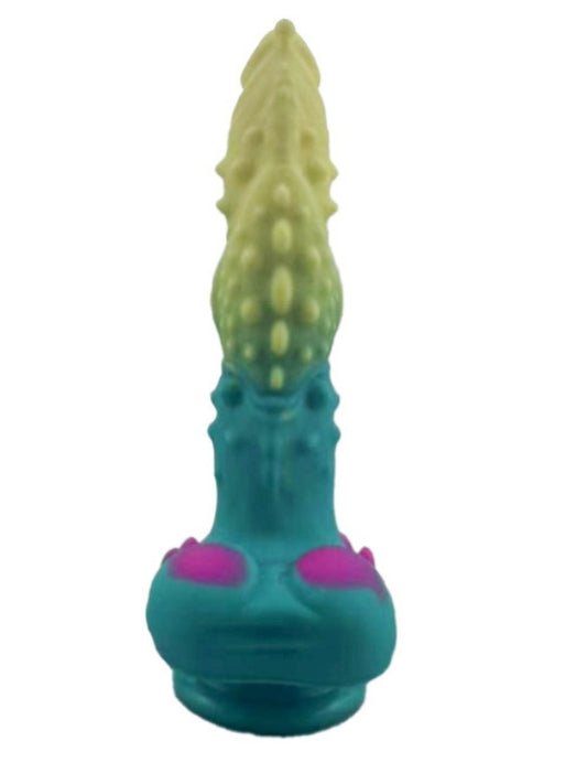 Censan Yeşil Mavi Canavar Dildo Model 2