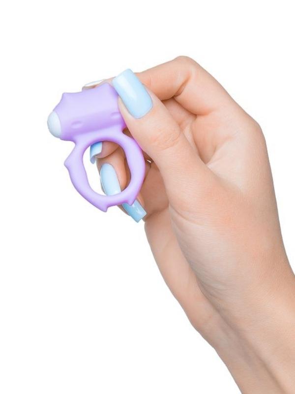 Censan Zort Titreşimli Penis Halkası silikon mor 2 cm