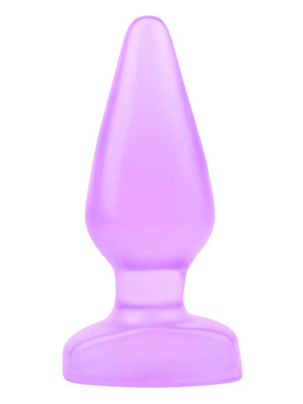 Hi-Rubber Şeffaf Jel Anal Tıkaç - Mor 16cm