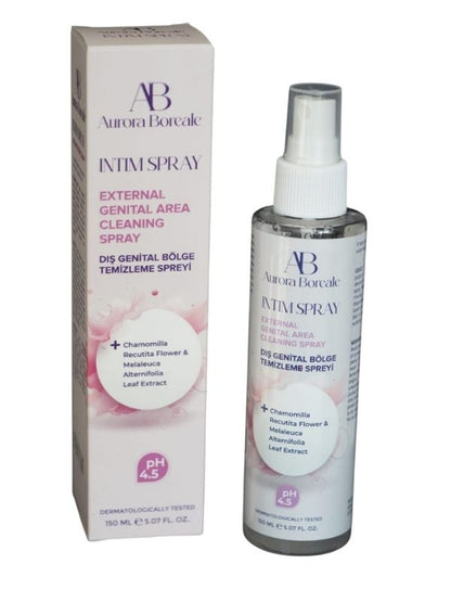Aurora Boreale 150 Ml İntim Sprey Dış Genital Bölge Temizleme Spreyi