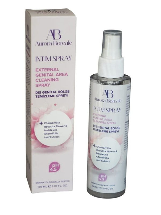 Aurora Boreale 150 Ml İntim Sprey Dış Genital Bölge Temizleme Spreyi