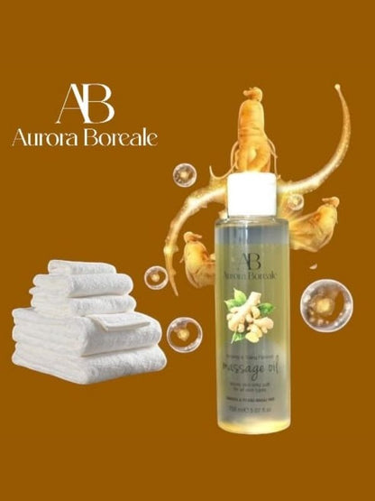 Aurora Boreale Ginseng Aromalı Masaj Yağı 150 ML