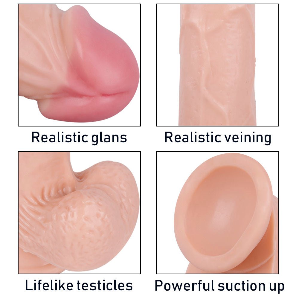  20CM Gerçekçi Dildo Penis