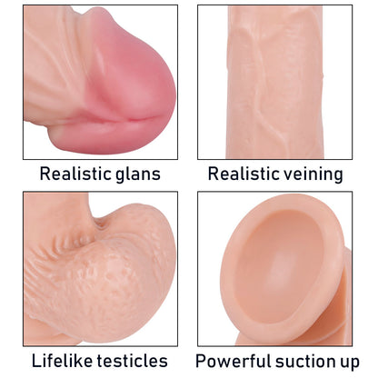  20CM Gerçekçi Dildo Penis