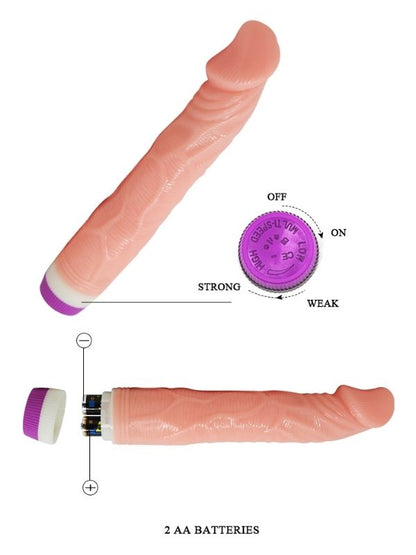  22cm Titreşimli Realistik Vibratör Penis