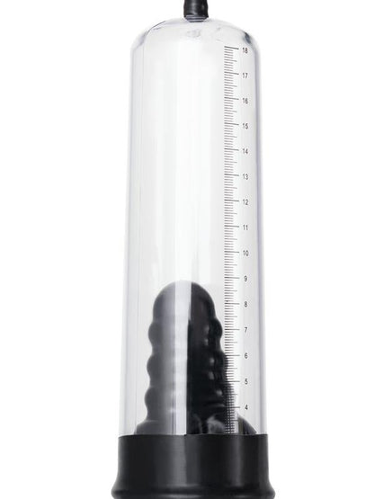  3 halkalı Penis Pompası PVC Şeffaf 20,5 cm