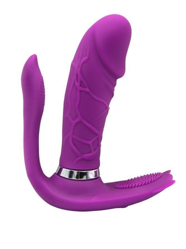 Censan 3’ü 1 Arada Uzaktan Kumandalı Giyilebilir Clitoris ve G-Spot Titreşimli Vibratör
