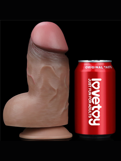  7.0 İnç Dual Layered Platinum Silicone Cock