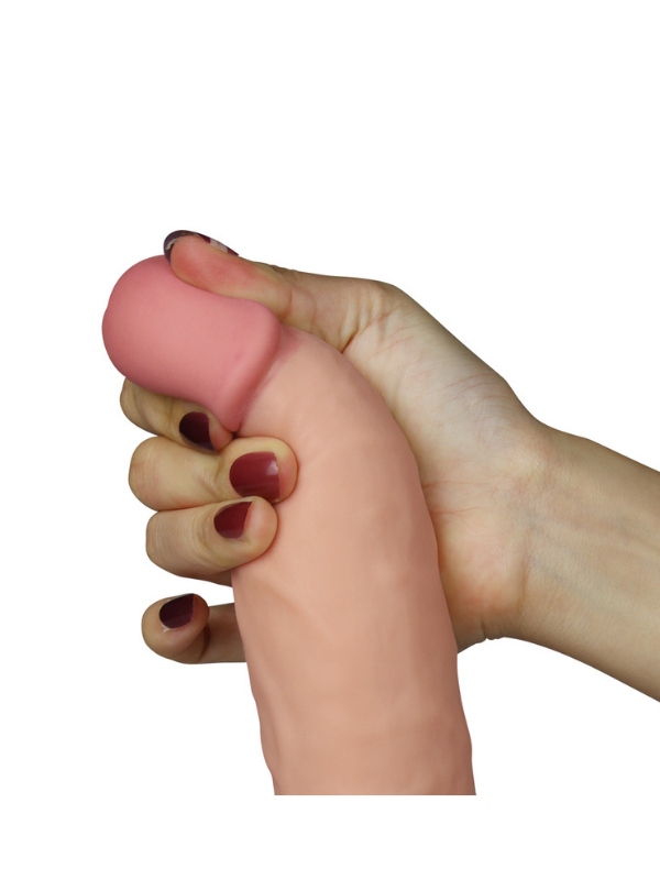  8.5 İnç The Ultra Soft Dude Vibrating Realistik Vibratör