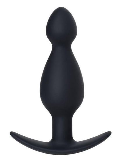 CENSAN Anal Plug boyut M silikon siyah 11,5 cm