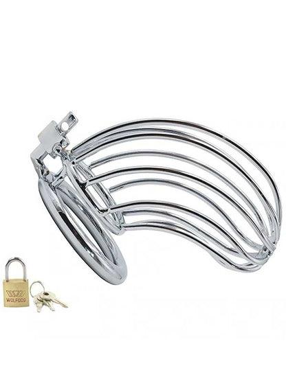 Censan BDSM Paslanmaz Çelik Penis Kafesi ModelNo2