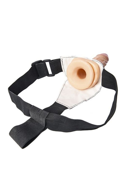  Belden Bağlamalı Strapon PVC Ten 18 cm
