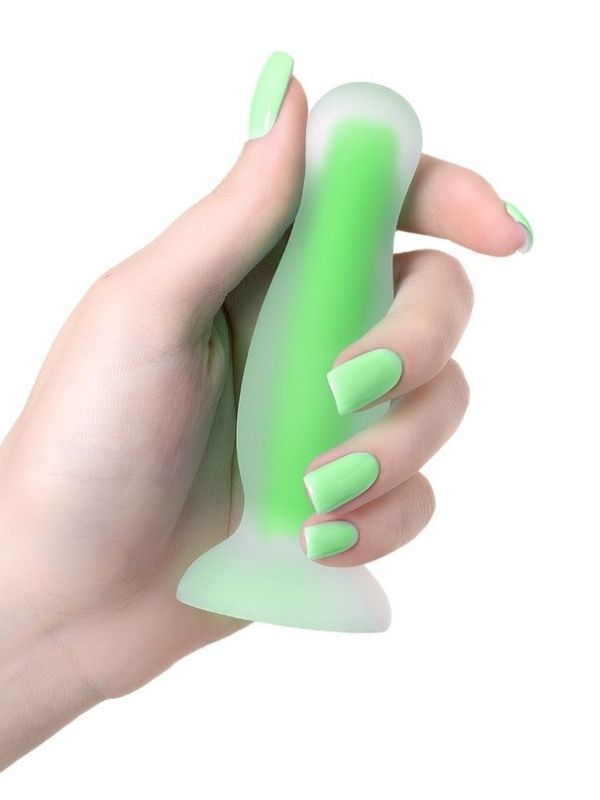  Beyond Victor Glow Karanlıkta Parlayan Anal Plug Silikon Şeffaf 10 cm