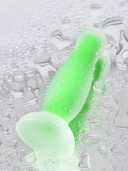  Beyond Victor Glow Karanlıkta Parlayan Anal Plug Silikon Şeffaf 10 cm