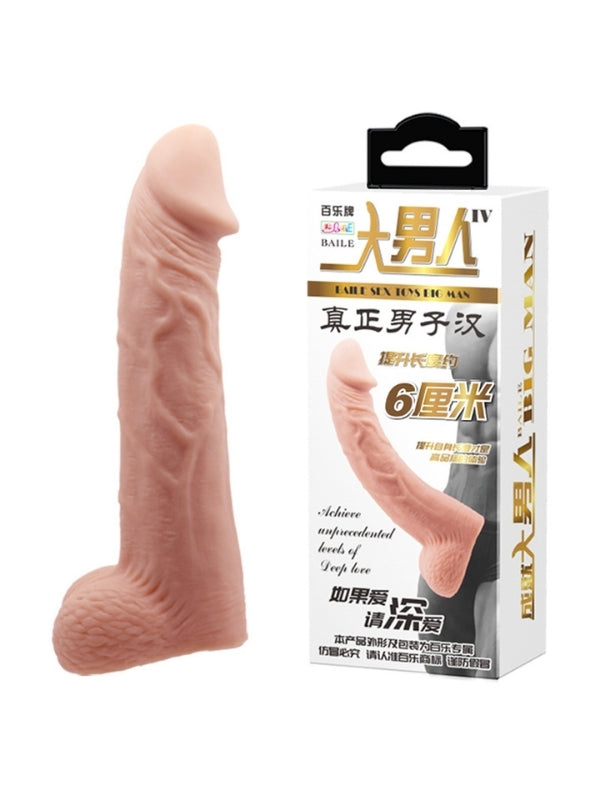 Big Man Gerçekçi Penis Uzatıcı Kılıf