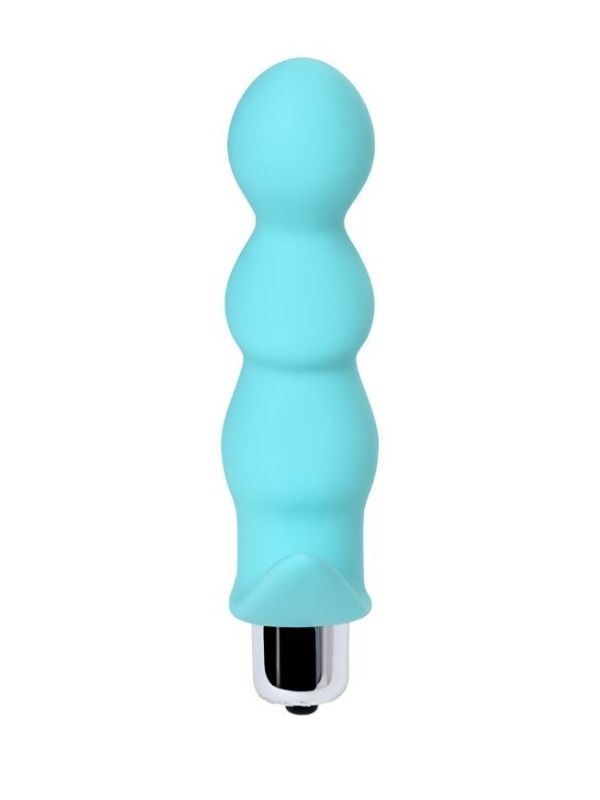 Bland Anal Vibratör Plug Mavi 12 cm