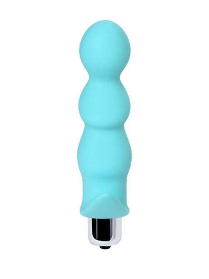  Bland Anal Vibratör Plug Mavi 12 cm