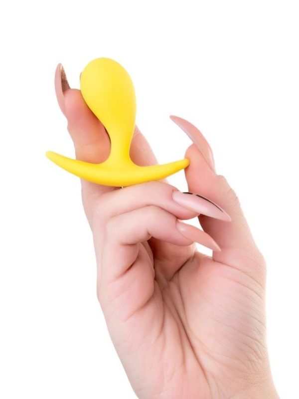  Blob Anal Plug Sarı 5,5 cm