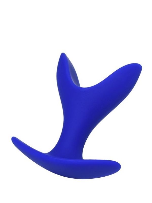  Bloom Genişleyen Anal Plug Mavi 8,5 cm