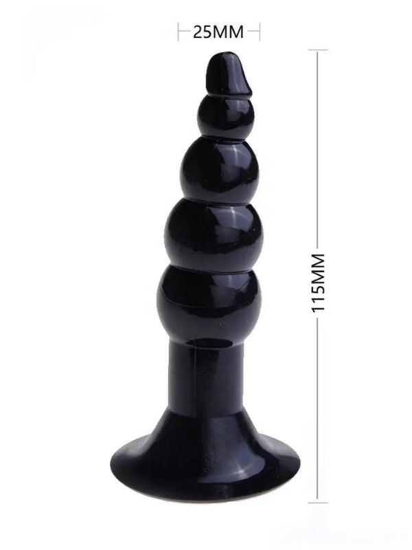 Censan Boğumlu Anal Plug Karışık Renklerde 11 cm