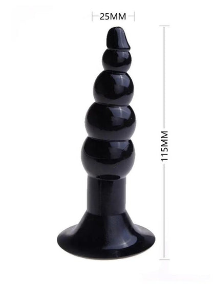 Censan Boğumlu Anal Plug Karışık Renklerde 11 cm