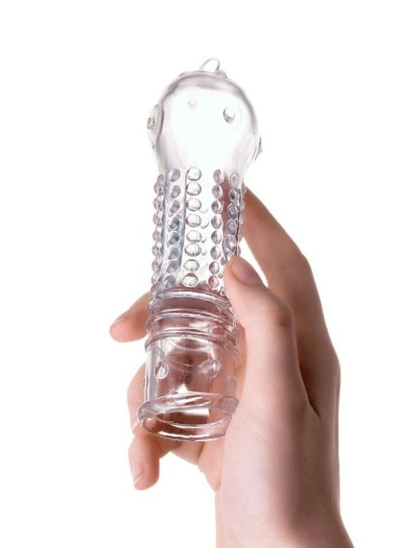 Censan Boyn Penis Kılıfı TPR  Şeffaf 14,7 cm