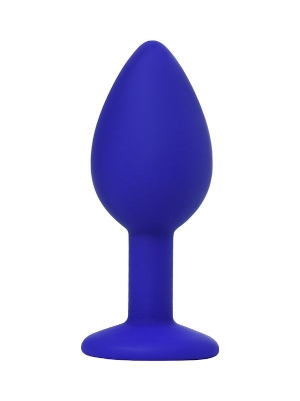  Brilliant Anal Plug Mavi beyaz kristalli 7 cm 26 g