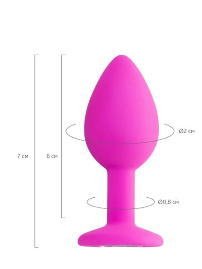  Brilliant Anal Plug Pembe 8 cm 50 g