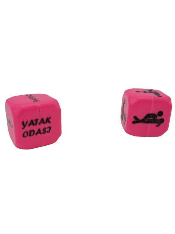 Censan Büyük Renkli Pozizyon Zarı Pembe
