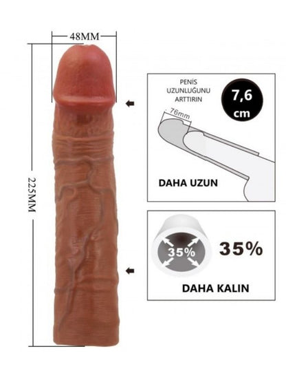 Censan Chelsea Gerçek Hissiyatlı Uzatıcı Penis Kılıfı
