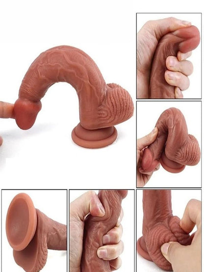 CENSAN Çift Katmanlı Realistik Dildo