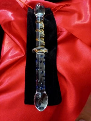  Çift Taraflı Cam Dildo