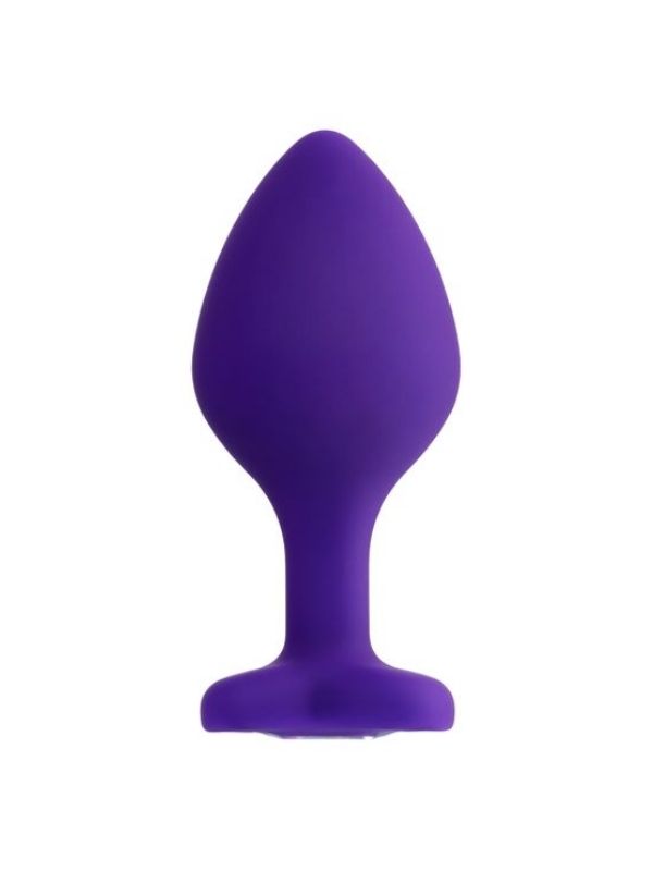  Diamond Heart Anal Plug Mor 8 cm