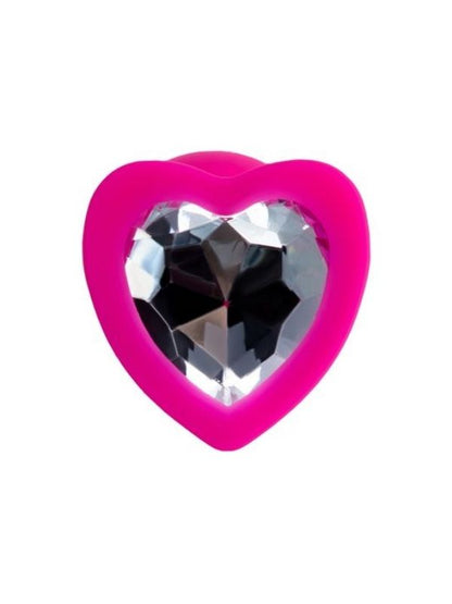  Diamond Heart Anal Plug Pembe 7 cm 18 g