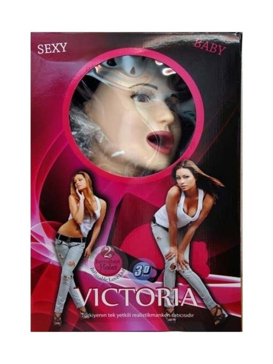 Censan Esmer Victoria Büyük Boy Titreşimli Sesli Realistik Şişme Kadın