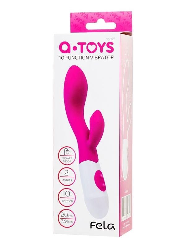 Censan Fela Klitoral Vibratör  silikon pembe 20,5 cm