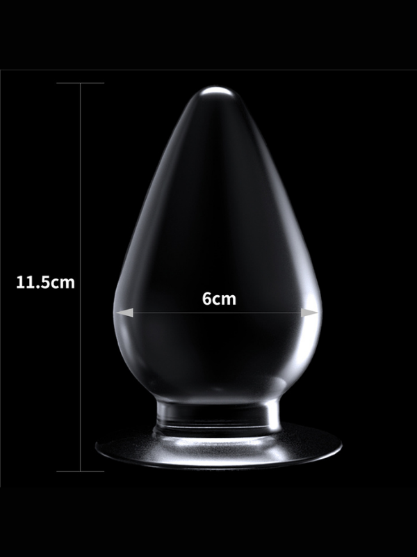  Flawless Clear Anal Plug 4.5 İnç